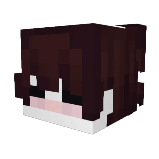 ImYoursAri Minecraft avatar head, 3D render