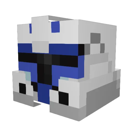 ImZorro1 Minecraft avatar head, 3D render