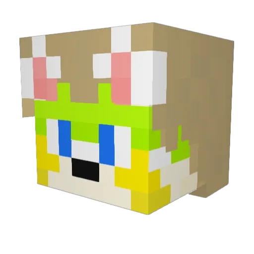 Im_A_Dragoon Minecraft avatar head, 3D render