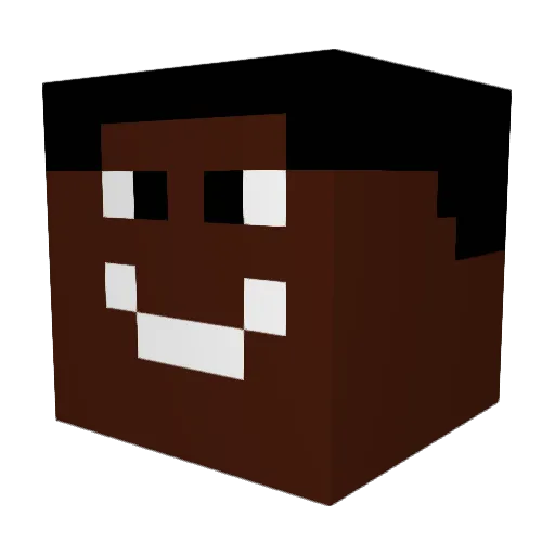 Im_Agril Minecraft avatar head, 3D render