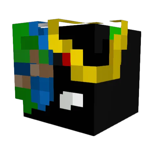 Im_Balling Minecraft avatar head, 3D render