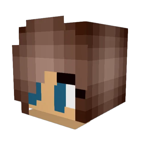 Im_Bananas Minecraft avatar head, 3D render