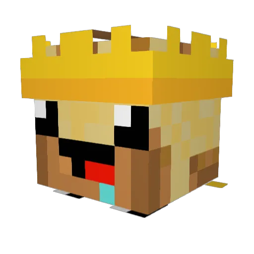 Im_Black250 Minecraft avatar head, 3D render
