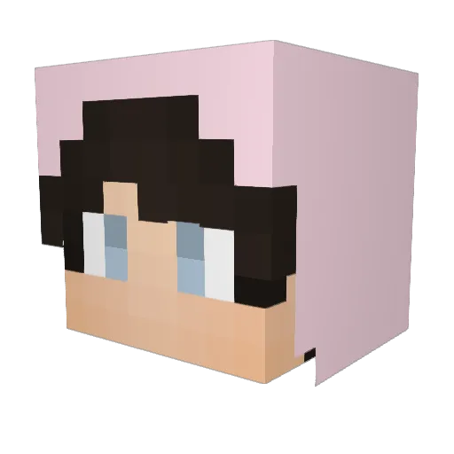 Im_Boof Minecraft avatar head, 3D render