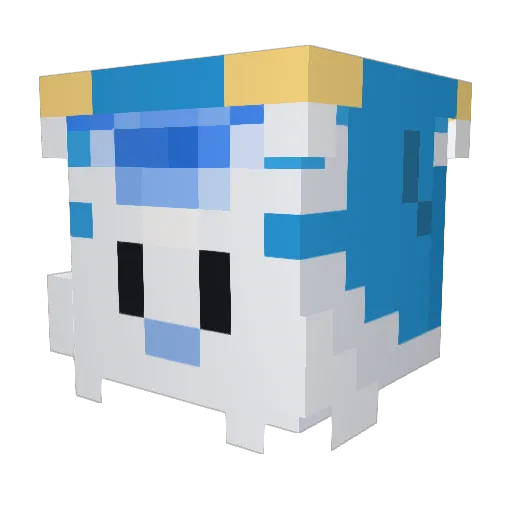 Im_CanDo Minecraft avatar head, 3D render