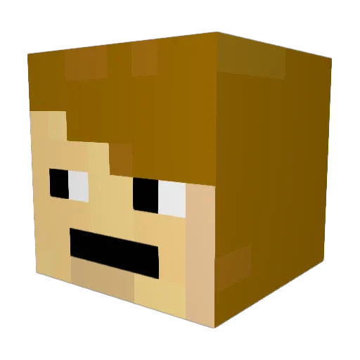 Im_Chris_Hansen Minecraft avatar head, 3D render