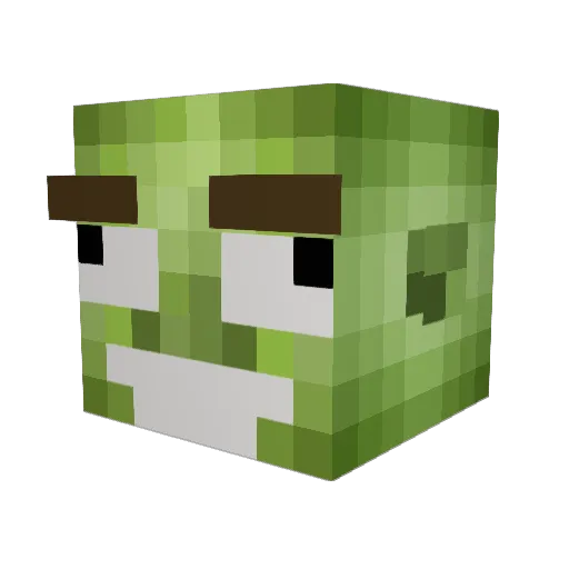 Im_Cozzy Minecraft avatar head, 3D render