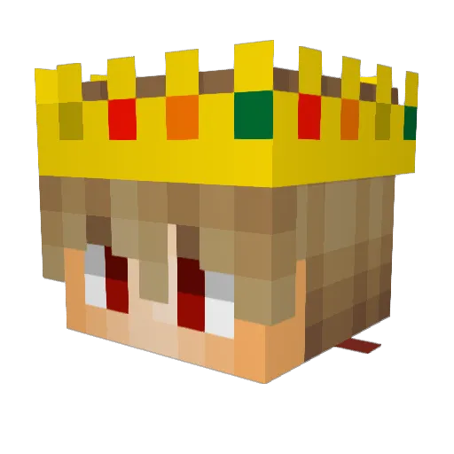 Im_Error Minecraft avatar head, 3D render