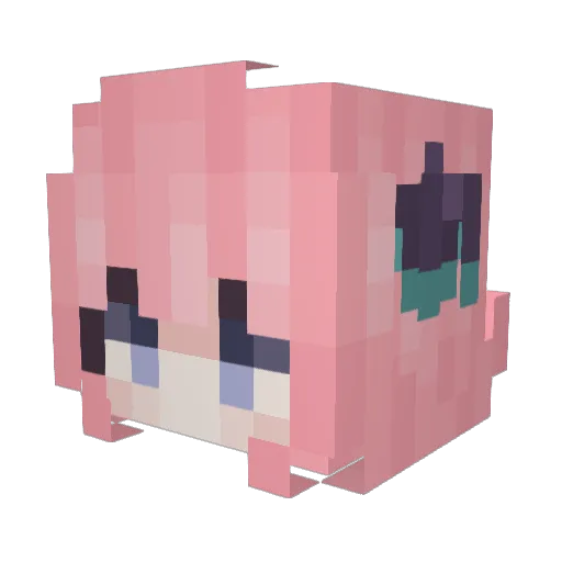 Im_Freakyy Minecraft avatar head, 3D render