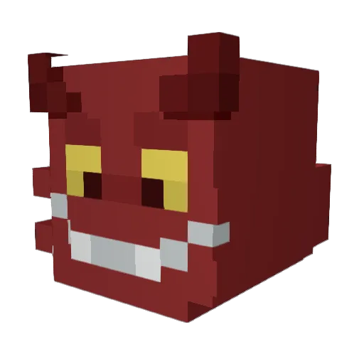 Im_Hades559 Minecraft avatar head, 3D render
