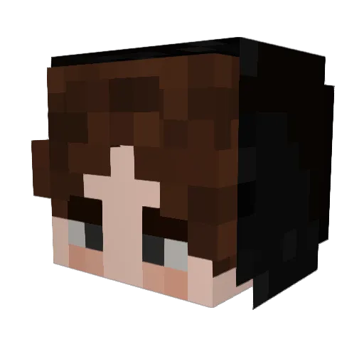 Im_Haxzd Minecraft avatar head, 3D render