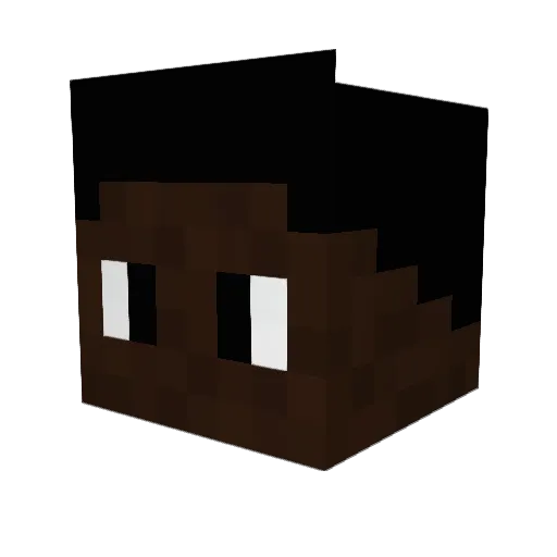 Im_JNA_ Minecraft avatar head, 3D render