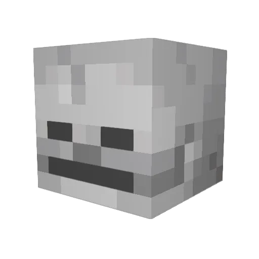 Im_Just_Blu Minecraft avatar head, 3D render