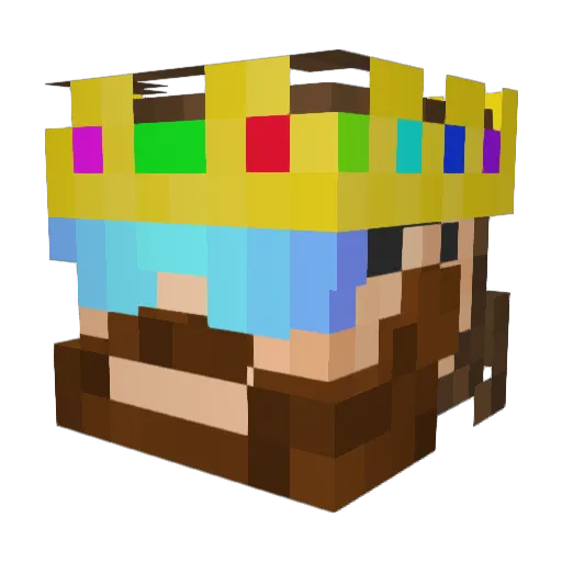 Im_Lag Minecraft avatar head, 3D render