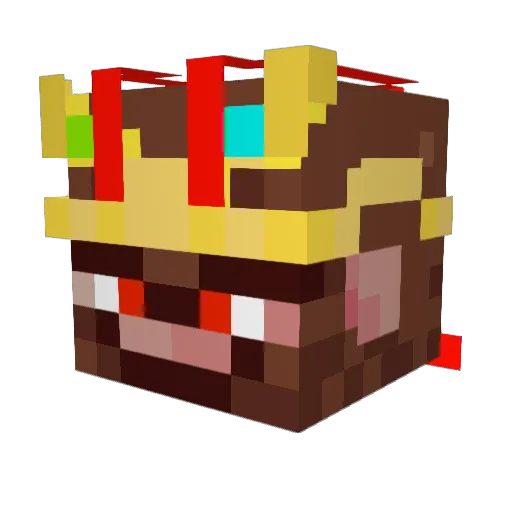 Im_LeGendary Minecraft avatar head, 3D render