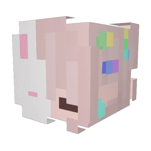 Im_ManuXX Minecraft avatar head, 3D render