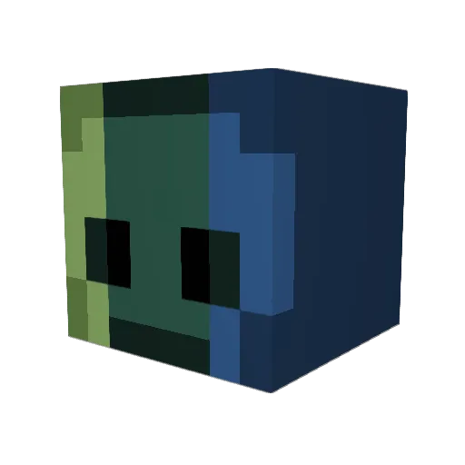 Im_Marshy_ Minecraft avatar head, 3D render