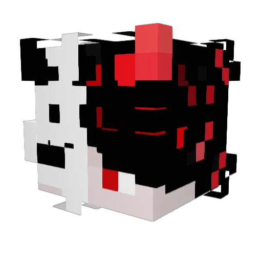 Im_Null Minecraft avatar head, 3D render