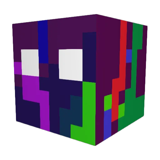 Im_Ocito Minecraft avatar head, 3D render
