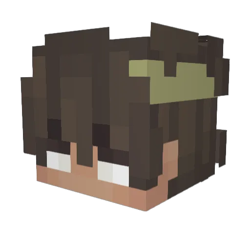 Im_Pranesh Minecraft avatar head, 3D render