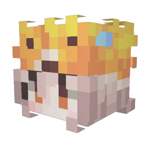 Im_Pufferfish Minecraft avatar head, 3D render