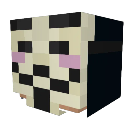 Im_Pytaek Minecraft avatar head, 3D render
