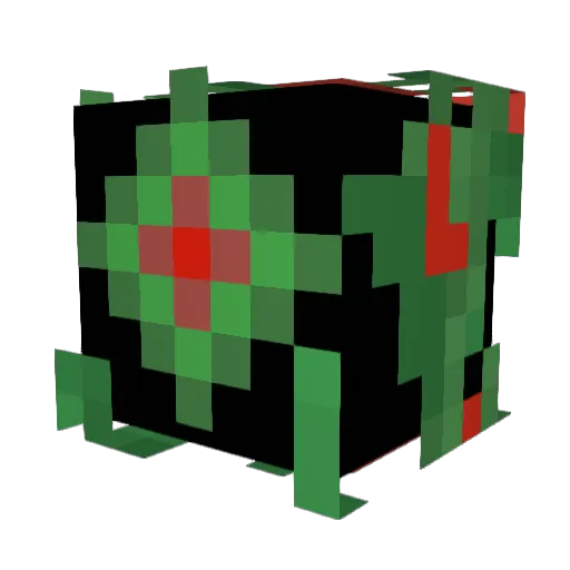 Im_Rewind Minecraft avatar head, 3D render