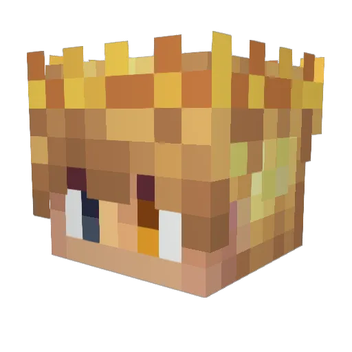 Im_Romeo Minecraft avatar head, 3D render