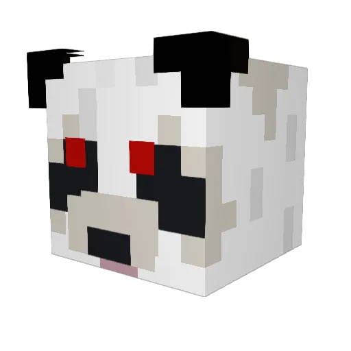 Im_Sake Minecraft avatar head, 3D render