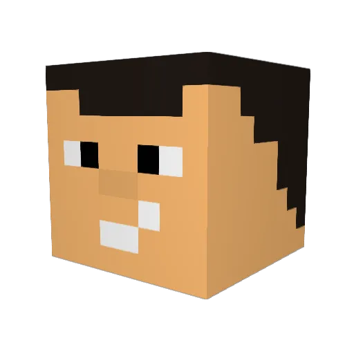 Im_Sheen Minecraft avatar head, 3D render