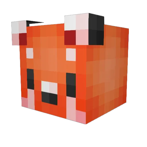 Im_So_Sowwy Minecraft avatar head, 3D render