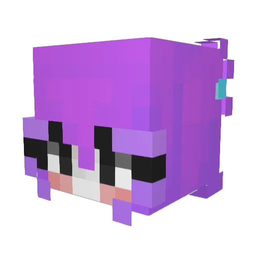 Im_Steel_ Minecraft avatar head, 3D render