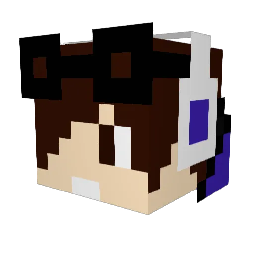 Im_Stenel Minecraft avatar head, 3D render