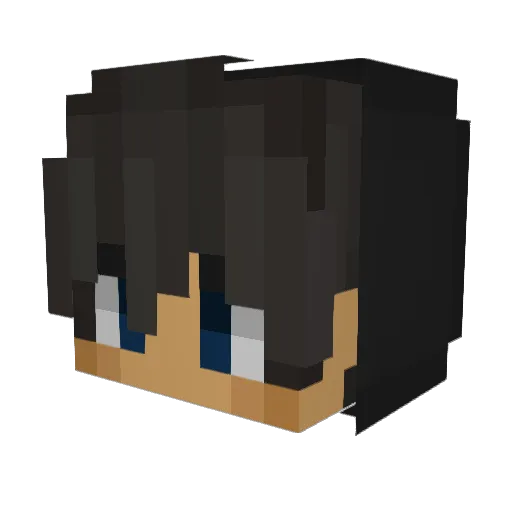 Im_The_Max Minecraft avatar head, 3D render
