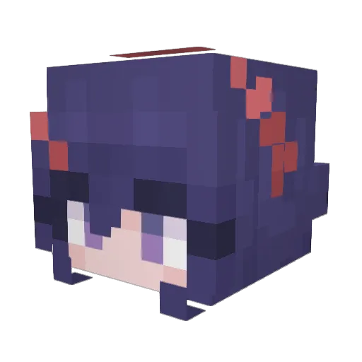 Im_Toga Minecraft avatar head, 3D render