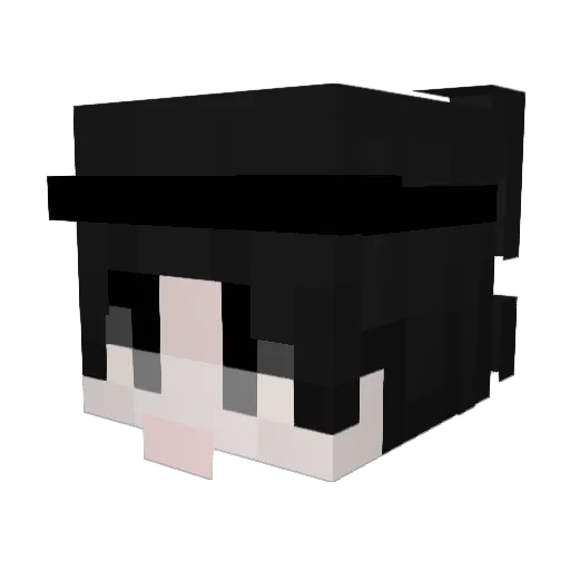 Im_Xiao_Song Minecraft avatar head, 3D render