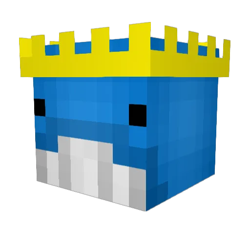 Im__A__Whale Minecraft avatar head, 3D render