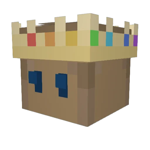 Im__Potato Minecraft avatar head, 3D render