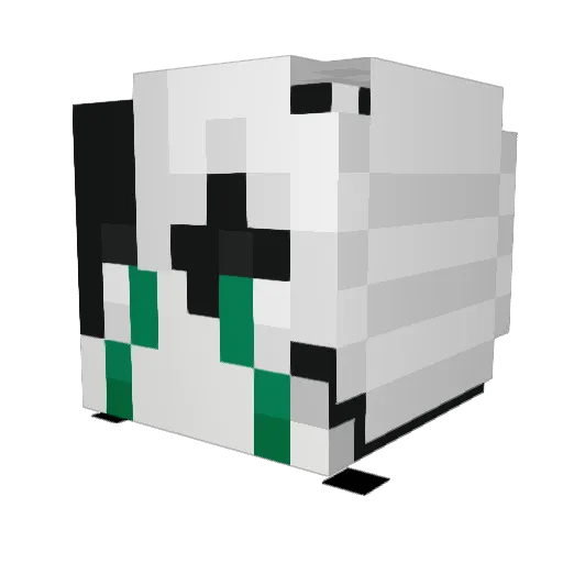 Im_____ Minecraft avatar head, 3D render