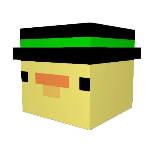 Im_a_boy123 Minecraft avatar head, 3D render