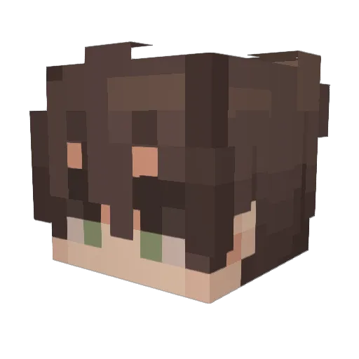 Im_alive_I_think Minecraft avatar head, 3D render