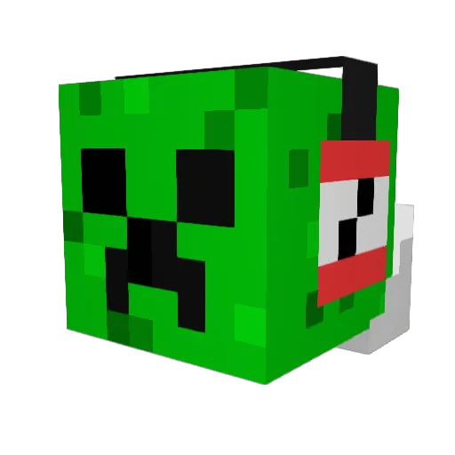 Im_dead13 Minecraft avatar head, 3D render