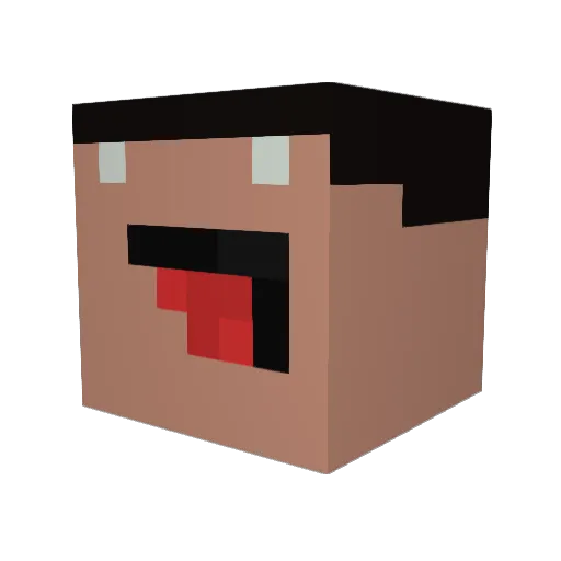 Im_devilboy Minecraft avatar head, 3D render