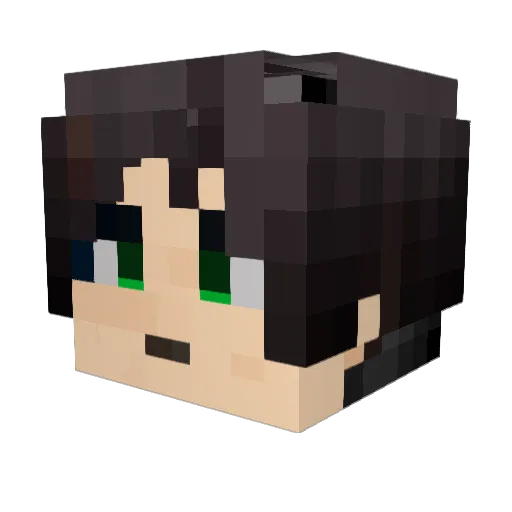 Im_drunk Minecraft avatar head, 3D render