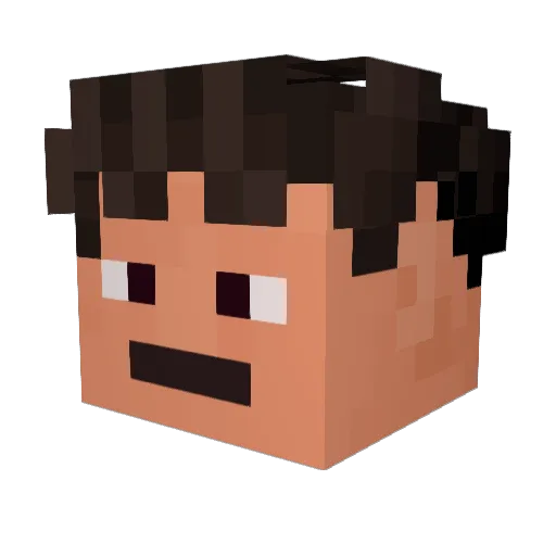 Im_goodsa Minecraft avatar head, 3D render