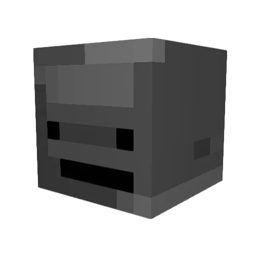 Im_hing Minecraft avatar head, 3D render