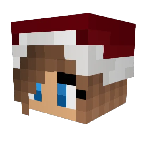 Im_hssal_YT Minecraft avatar head, 3D render
