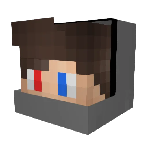 Im_migue_PvP Minecraft avatar head, 3D render
