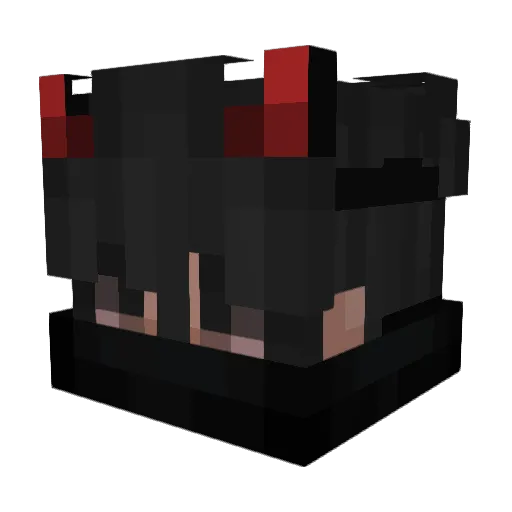 Im_sparx Minecraft avatar head, 3D render