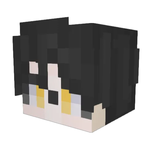 Ima296 Minecraft avatar head, 3D render